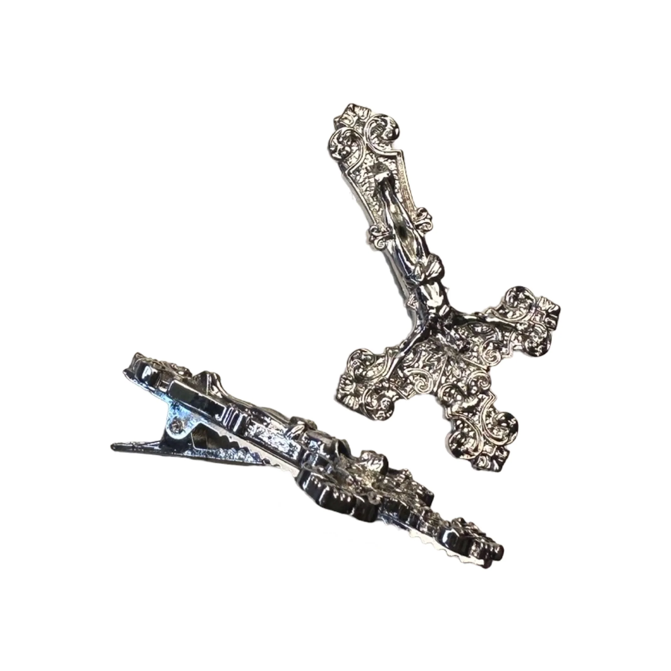 CRUCIFIED HAIR CLIP - Image 3